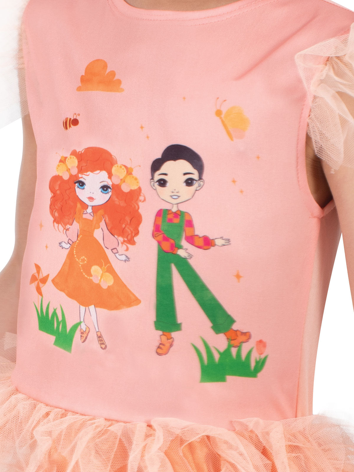 EMMA MEMMA &amp; ELVIN MELVIN DELUXE COSTUME, CHILD - Side