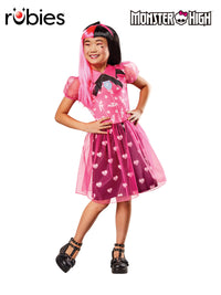 DRACULAURA MONSTER HIGH COSTUME, CHILD - 6-8 YRS - Front