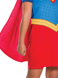 SUPERGIRL COSTUME, CHILD - 4-6 YRS - Side