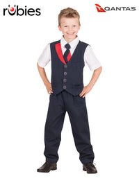 QANTAS MALE CABIN CREW UNIFORM, CHILD - Front