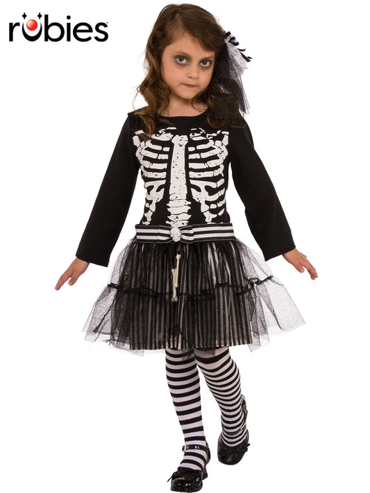 LITTLE SKELETON COSTUME, CHILD - Front