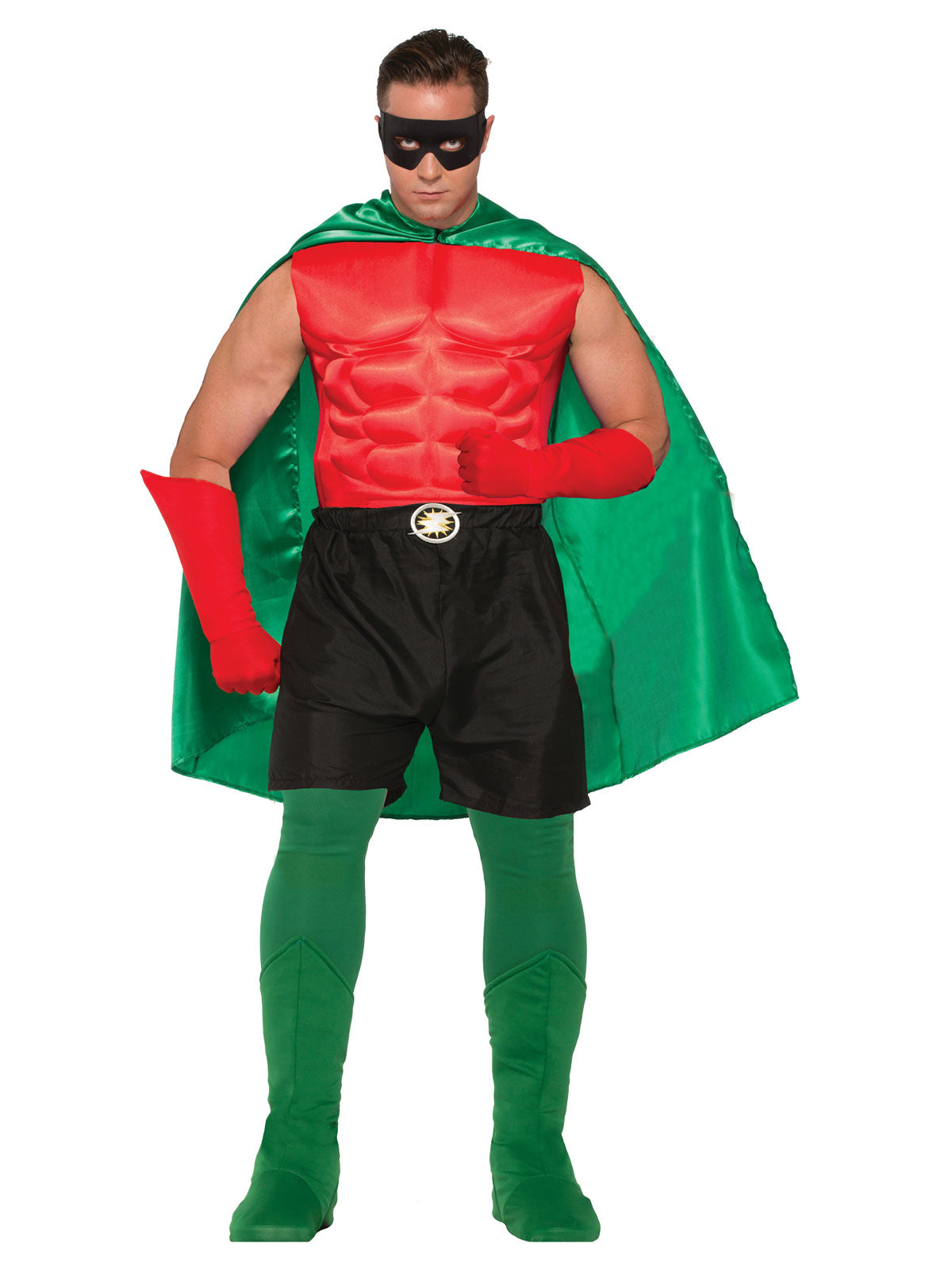 HERO CAPE - GREEN - ADULT - Back