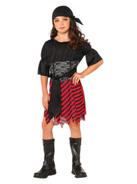 PIRATE GIRL COSTUME, CHILD - Front