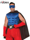 HERO MUSCLE CHEST BLUE - ADULT - Front