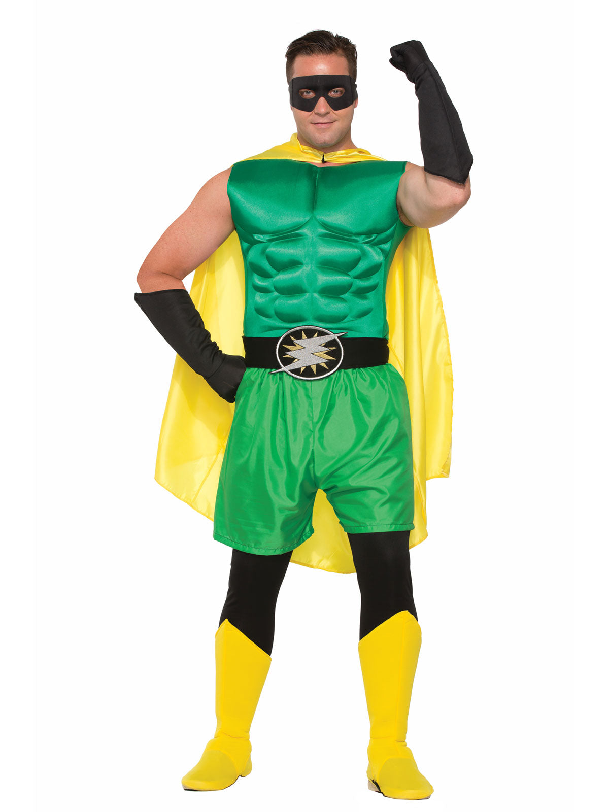 HERO MUSCLE CHEST GREEN - ADULT - Back