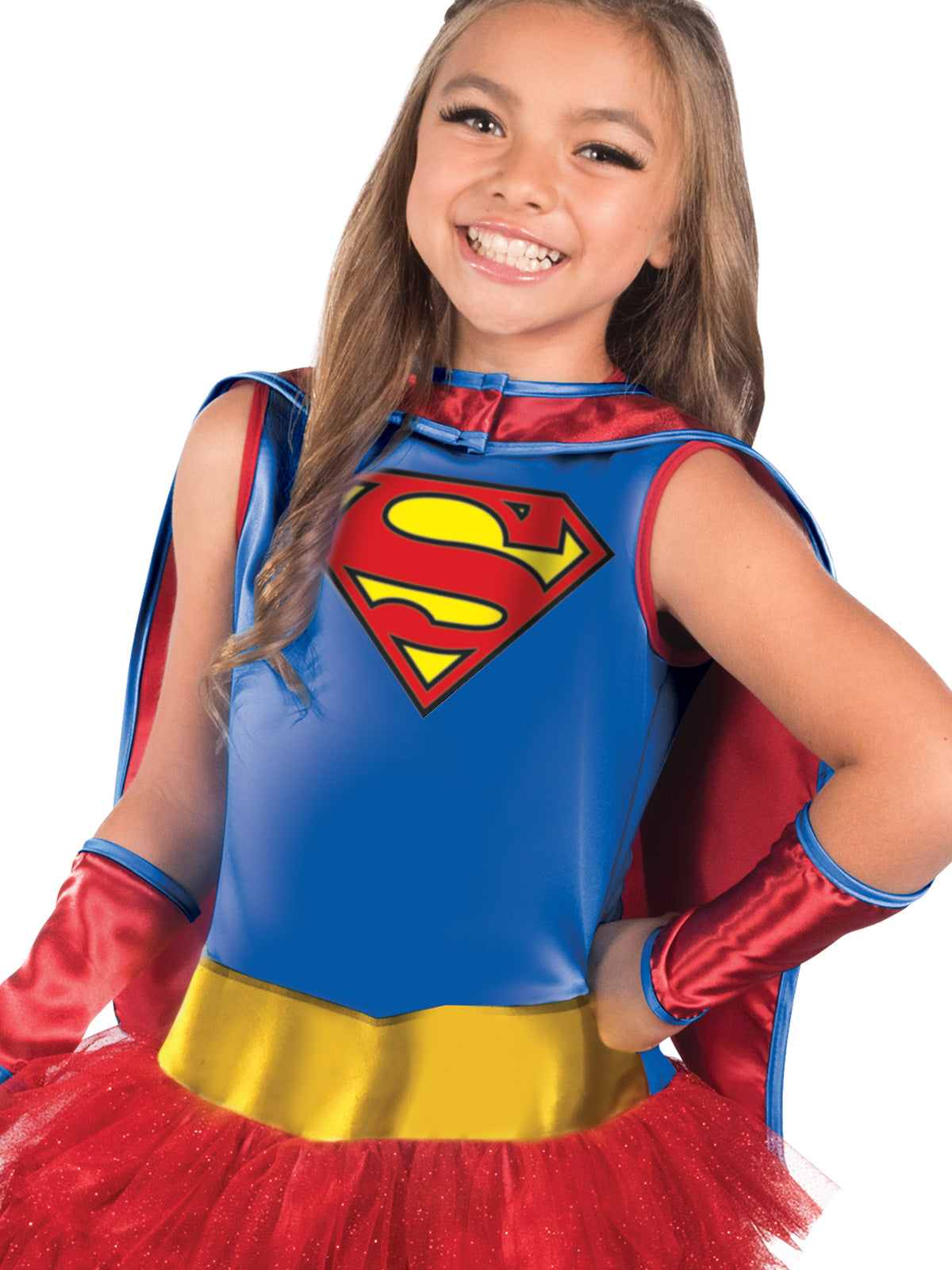 SUPERGIRL CLASSIC COSTUME, CHILD - 4-6 YRS - Back