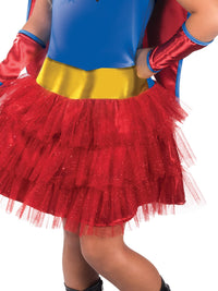 SUPERGIRL CLASSIC COSTUME, CHILD - 4-6 YRS - Side