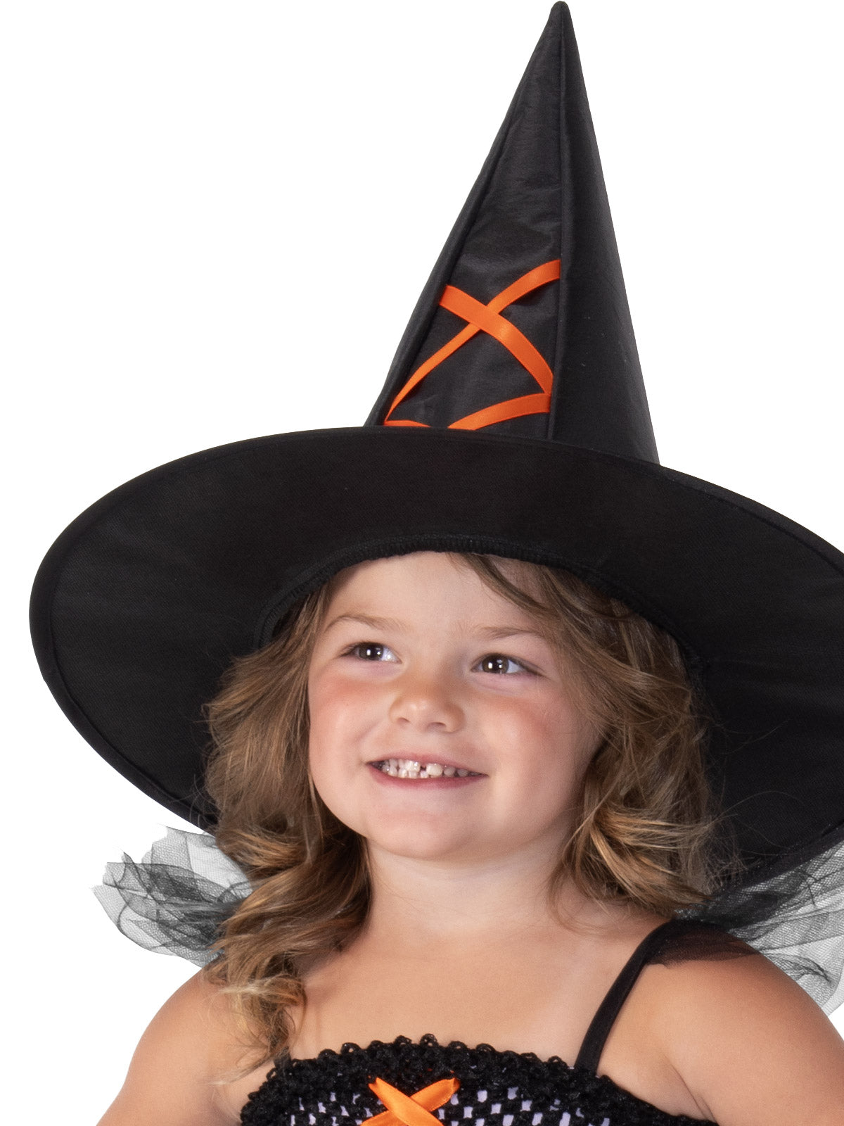 WITCH PURPLE &amp; ORANGE COSTUME, CHILD - Back