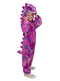 ROARIN' REX PINK DINOSAUR COSTUME, CHILD - Back