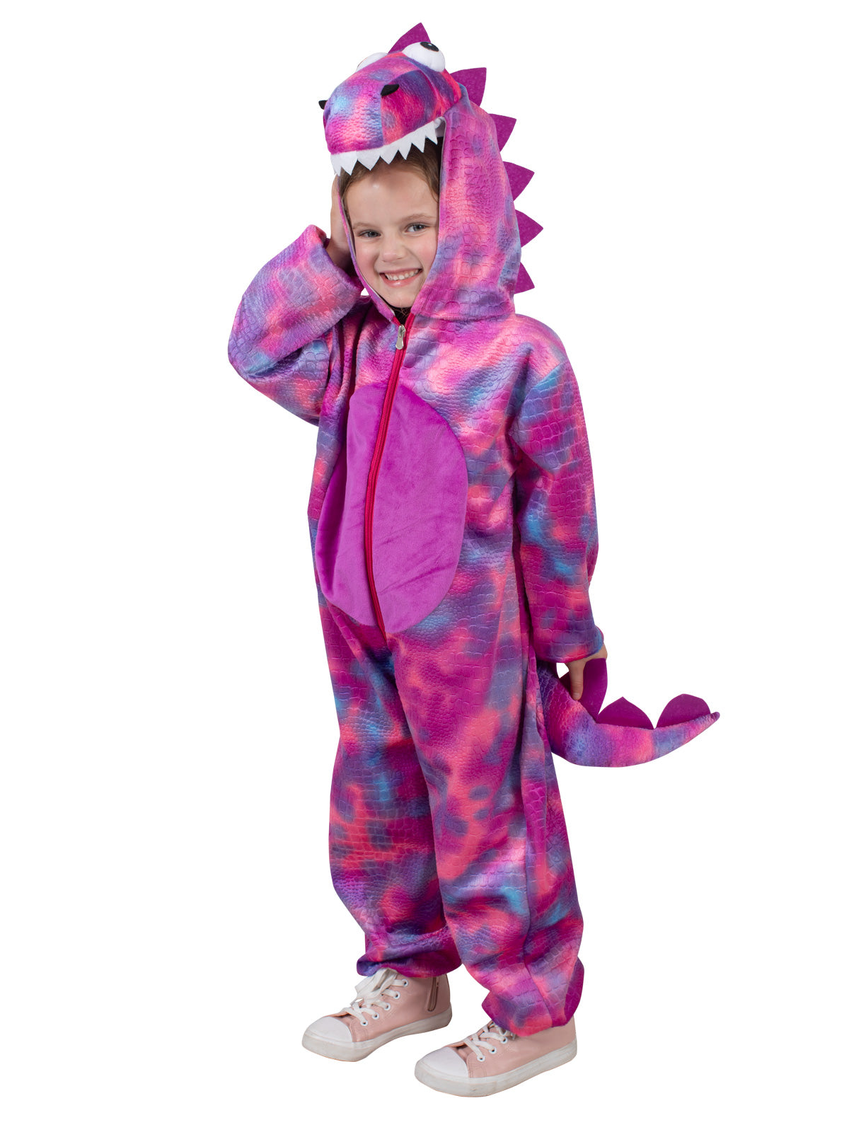ROARIN' REX PINK DINOSAUR COSTUME, CHILD - Side