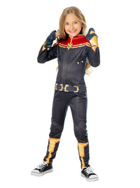 CAPTAIN MARVEL THE MARVELS DELUXE COSTUME, CHILD - Side