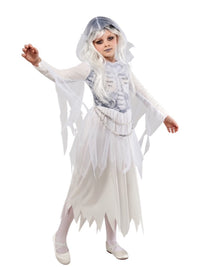 GHOSTLY GIRL COSTUME, CHILD - Back