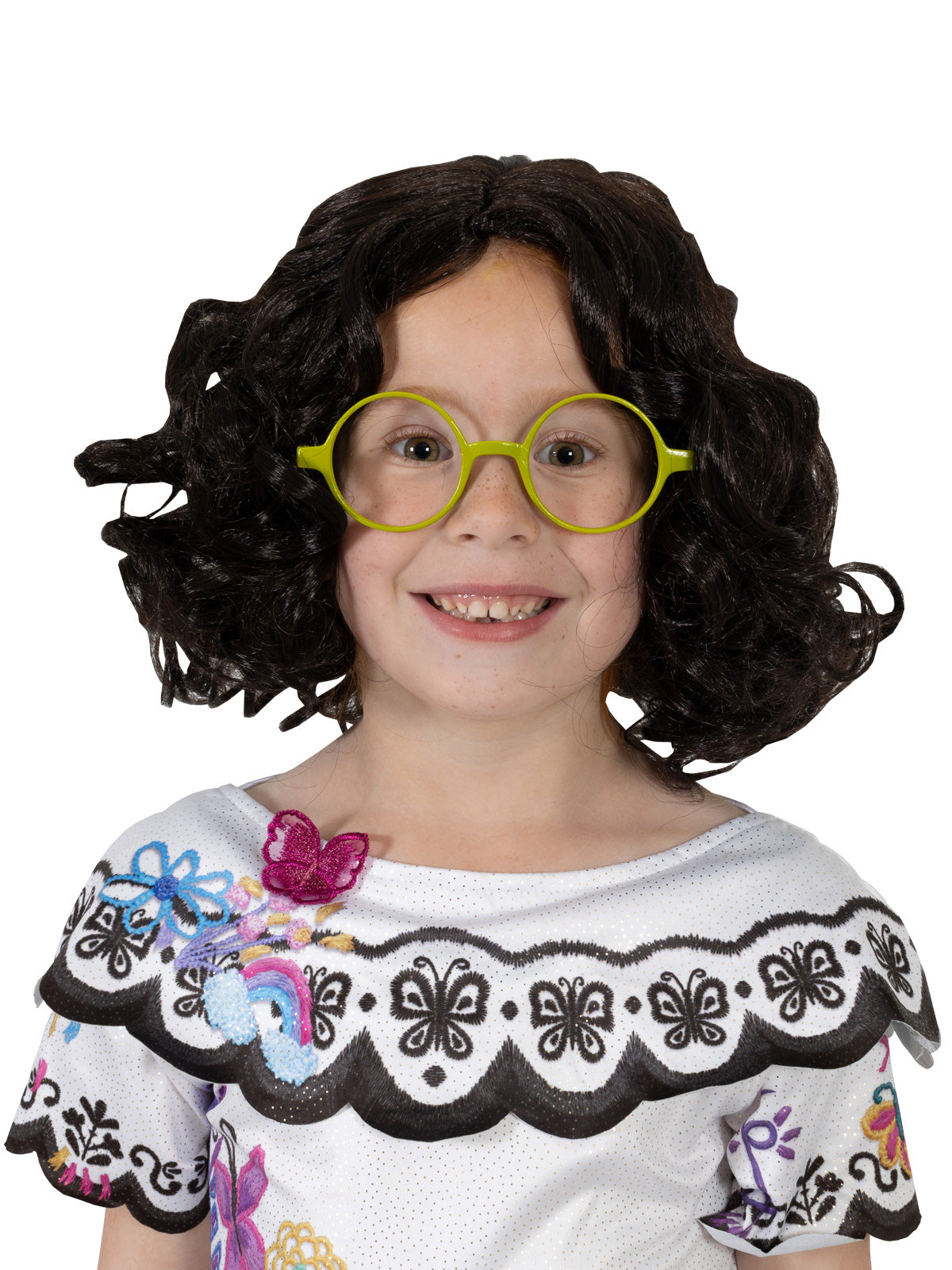 MIRABEL ENCANTO WIG &amp; GLASSES SET - Back