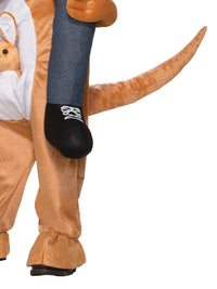 KANGAROO PIGGY BACK COSTUME, ADULT - STD - Side