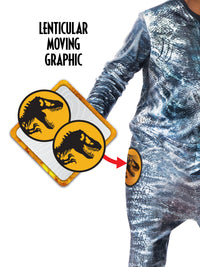 VELOCIRAPTOR BLUE DELUXE LENTICULAR, CHILD - Packaging