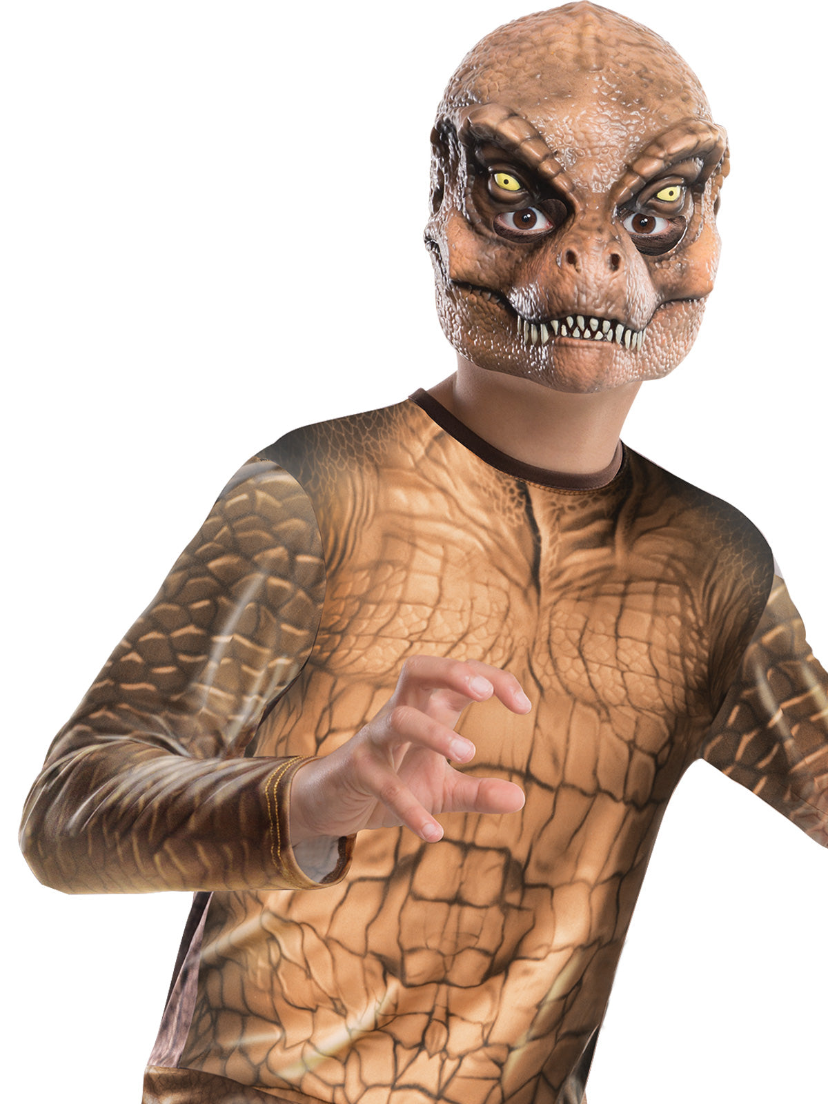 T-REX DELUXE LENTICULAR COSTUME, CHILD - Back
