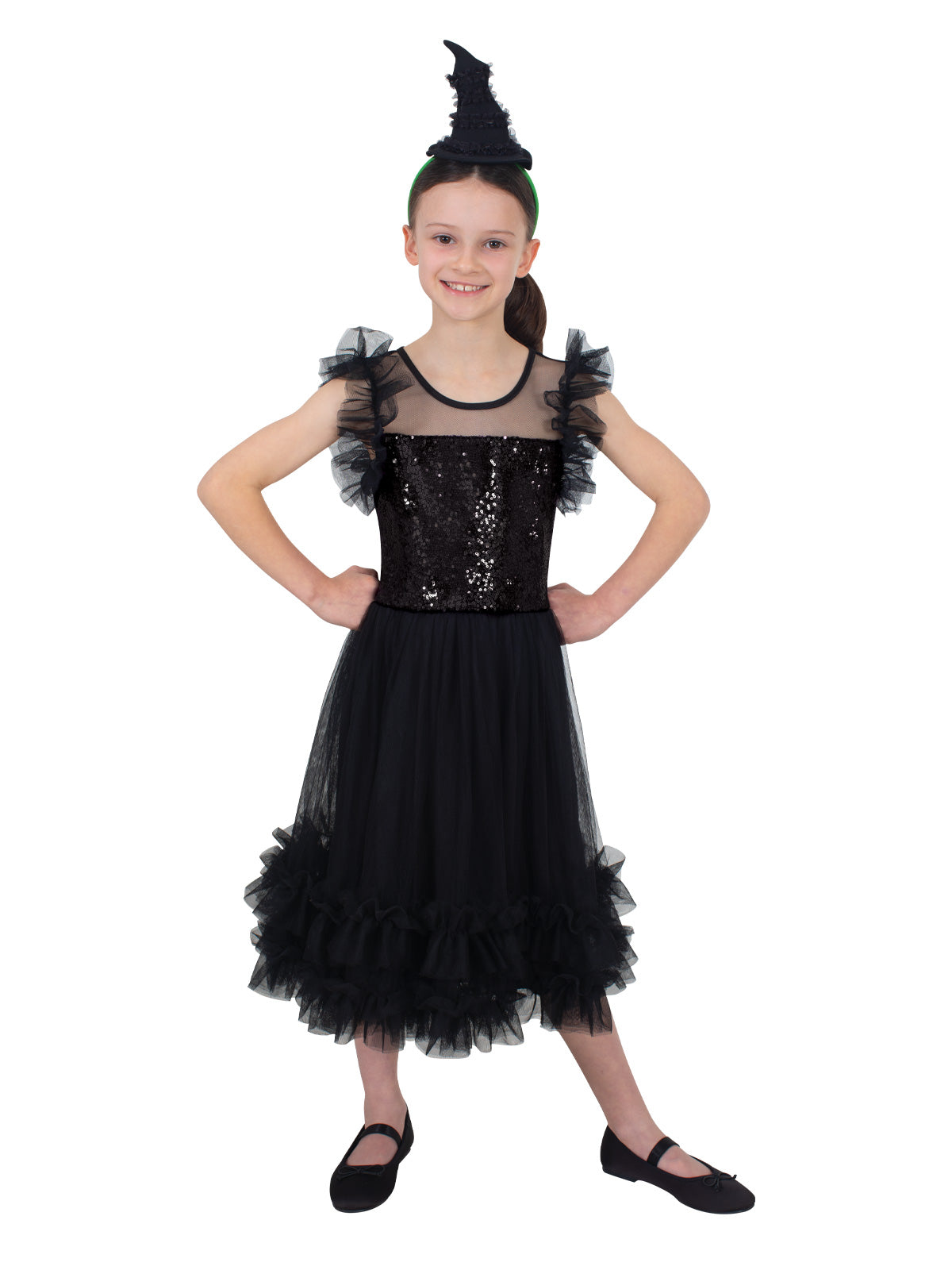 WICKED - ELPHABA DELUXE COSTUME, CHILD - Back
