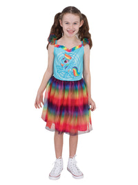 RAINBOW DASH - MY LITTLE PONY COSTUME - SIZE 4-6 - Side