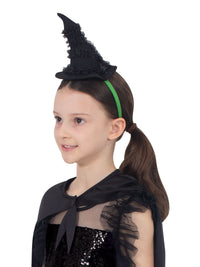 WICKED - ELPHABA HAT ON HEADBAND - ONE SIZE - Back