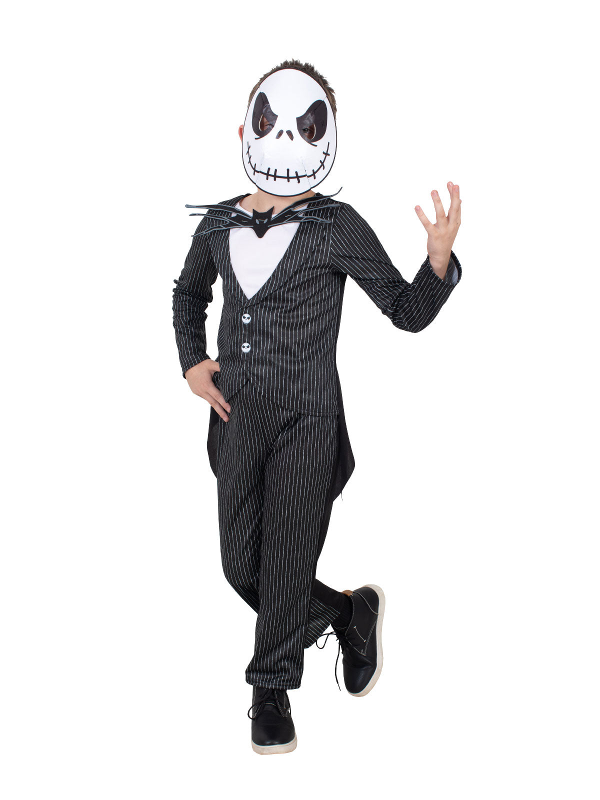 JACK SKELLINGTON DELUXE COSTUME, CHILD - Back