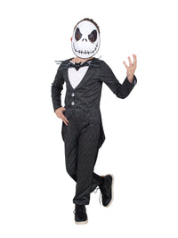 JACK SKELLINGTON DELUXE COSTUME, CHILD - Back