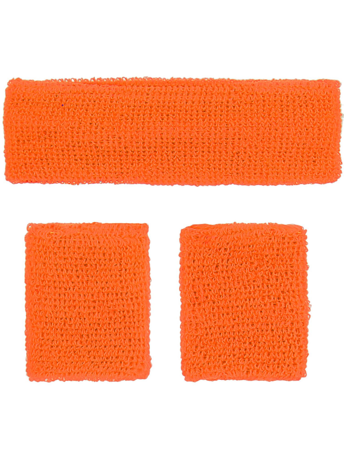 80S NEON SWEATBANDS, ORANGE - Back