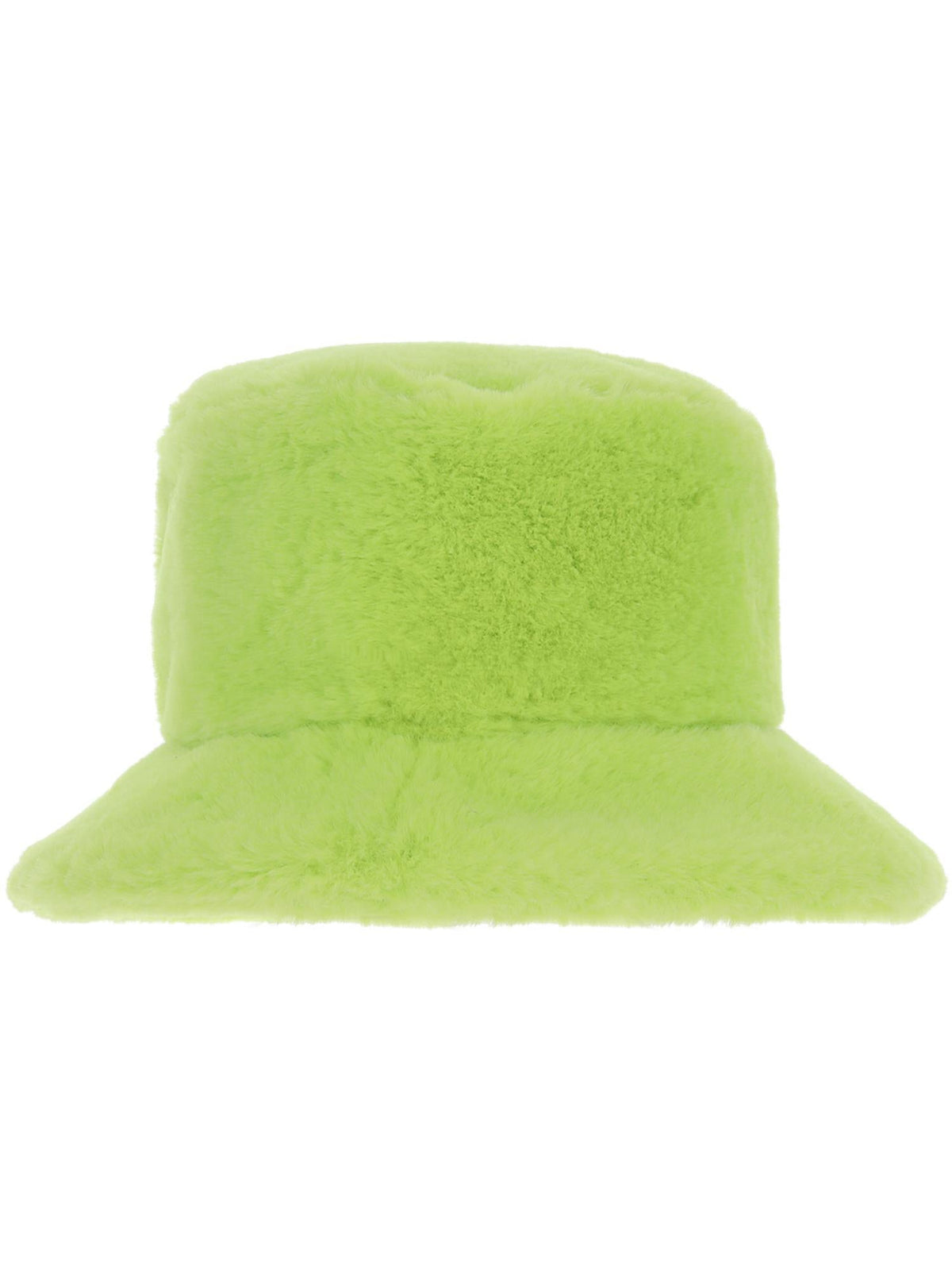 90S GREEN FUR BUCKET HAT, ADULT - Side