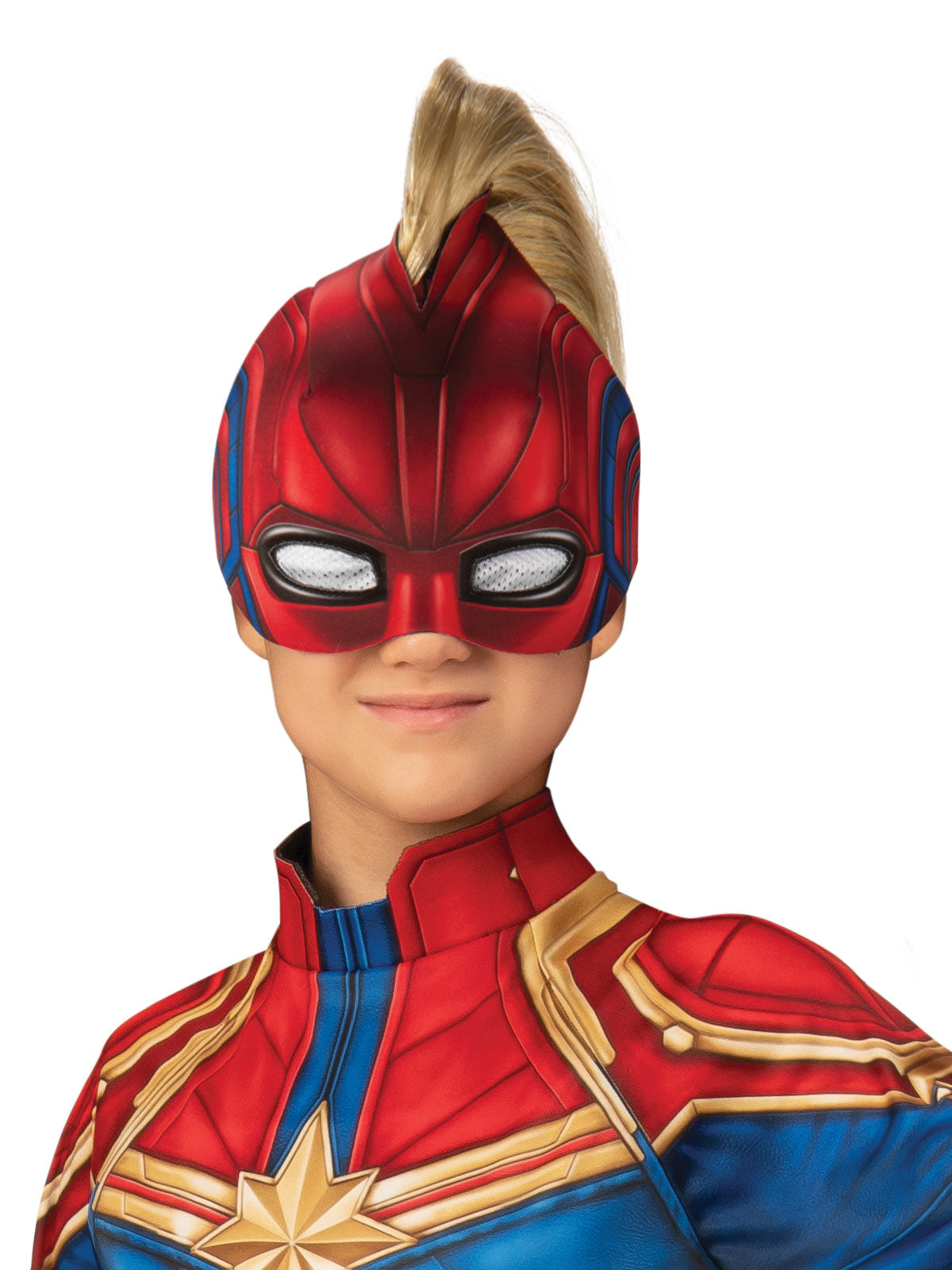 CAPTAIN MARVEL CLASSIC HERO SUIT, CHILD - S - Back
