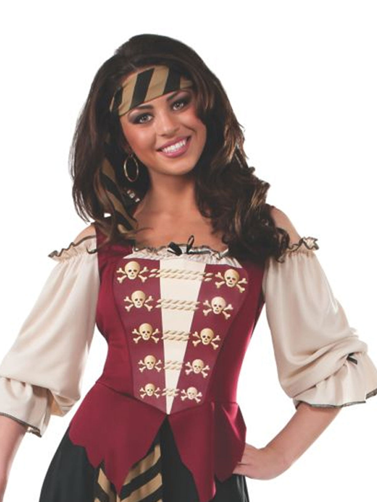 ELEGANT PIRATE COSTUME, ADULT - STD - Back
