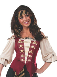 ELEGANT PIRATE COSTUME, ADULT - STD - Back