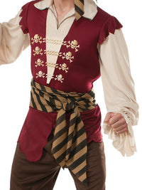 PIRATE RAIDER COSTUME, ADULTS - STD - Side
