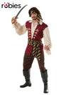 PIRATE RAIDER COSTUME, ADULTS - STD - Front
