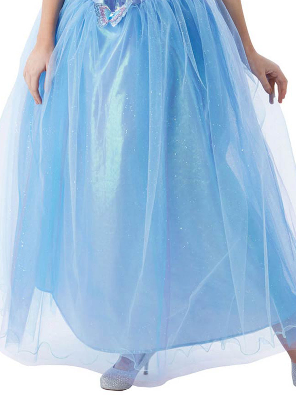 CINDERELLA LIVE ACTION DELUXE COSTUME, ADULT - Side