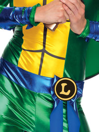 TMNT LEONARDO JUMPSUIT, ADULT - Side