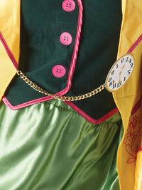 MAD HATTER LADIES COSTUME, ADULT - Side