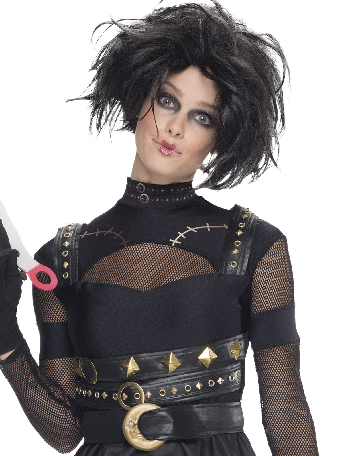 EDWARD SCISSORHANDS FEMALE COSTUME, ADULT - Back