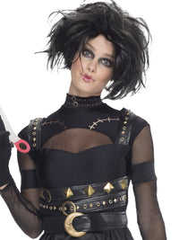 EDWARD SCISSORHANDS FEMALE COSTUME, ADULT - Back
