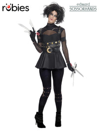 EDWARD SCISSORHANDS FEMALE COSTUME, ADULT - Front