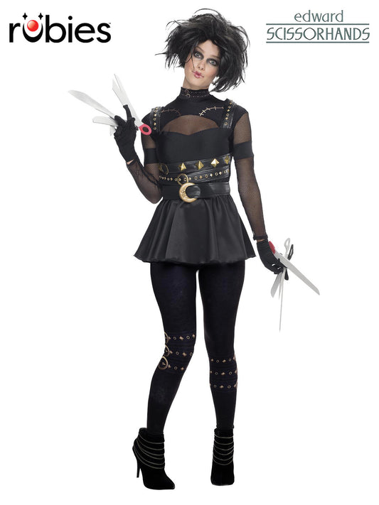 EDWARD SCISSORHANDS FEMALE COSTUME, ADULT - Front
