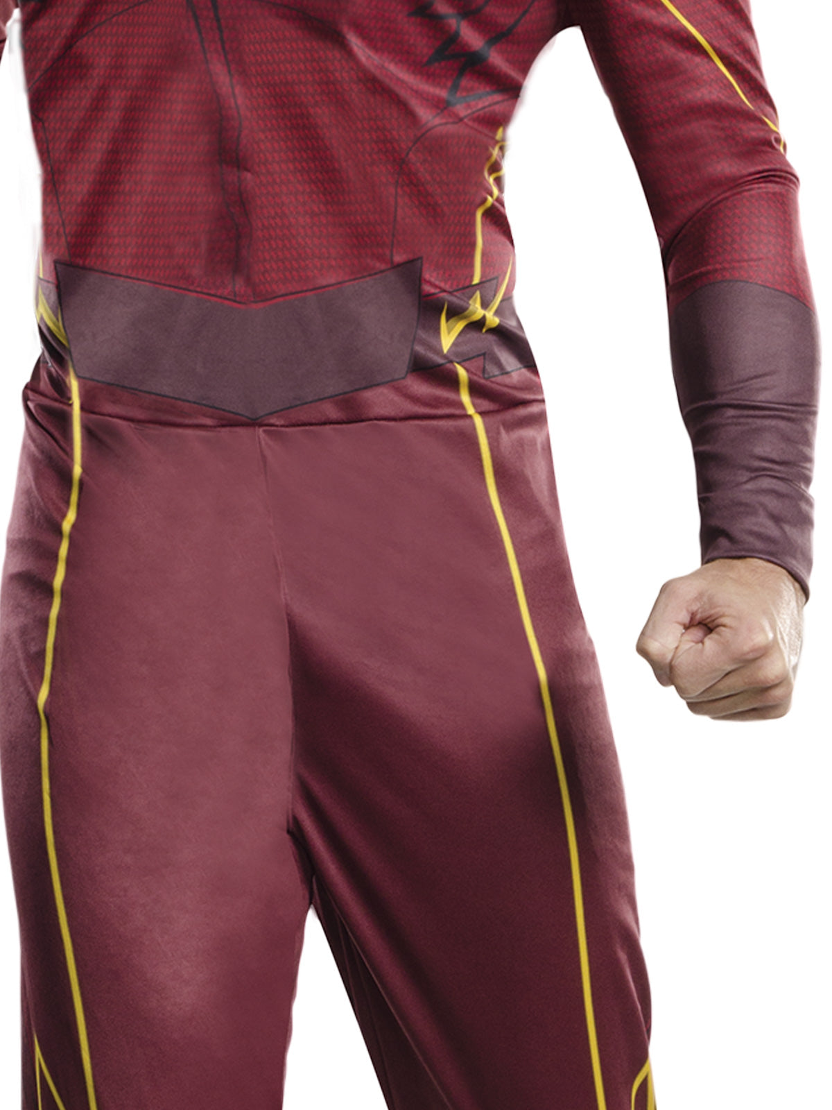 THE FLASH COSTUME, ADULT - Side