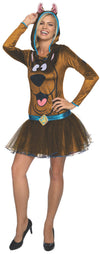 SCOOBY-DOO FEMALE COSTUME, ADULT - Front