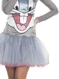 BUGS BUNNY HOODED TUTU DRESS, ADULT - Side