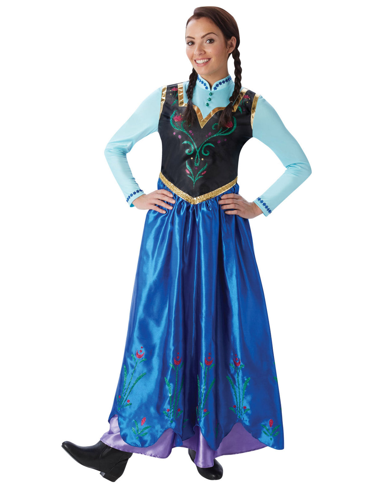 ANNA DELUXE COSTUME, ADULT - Side