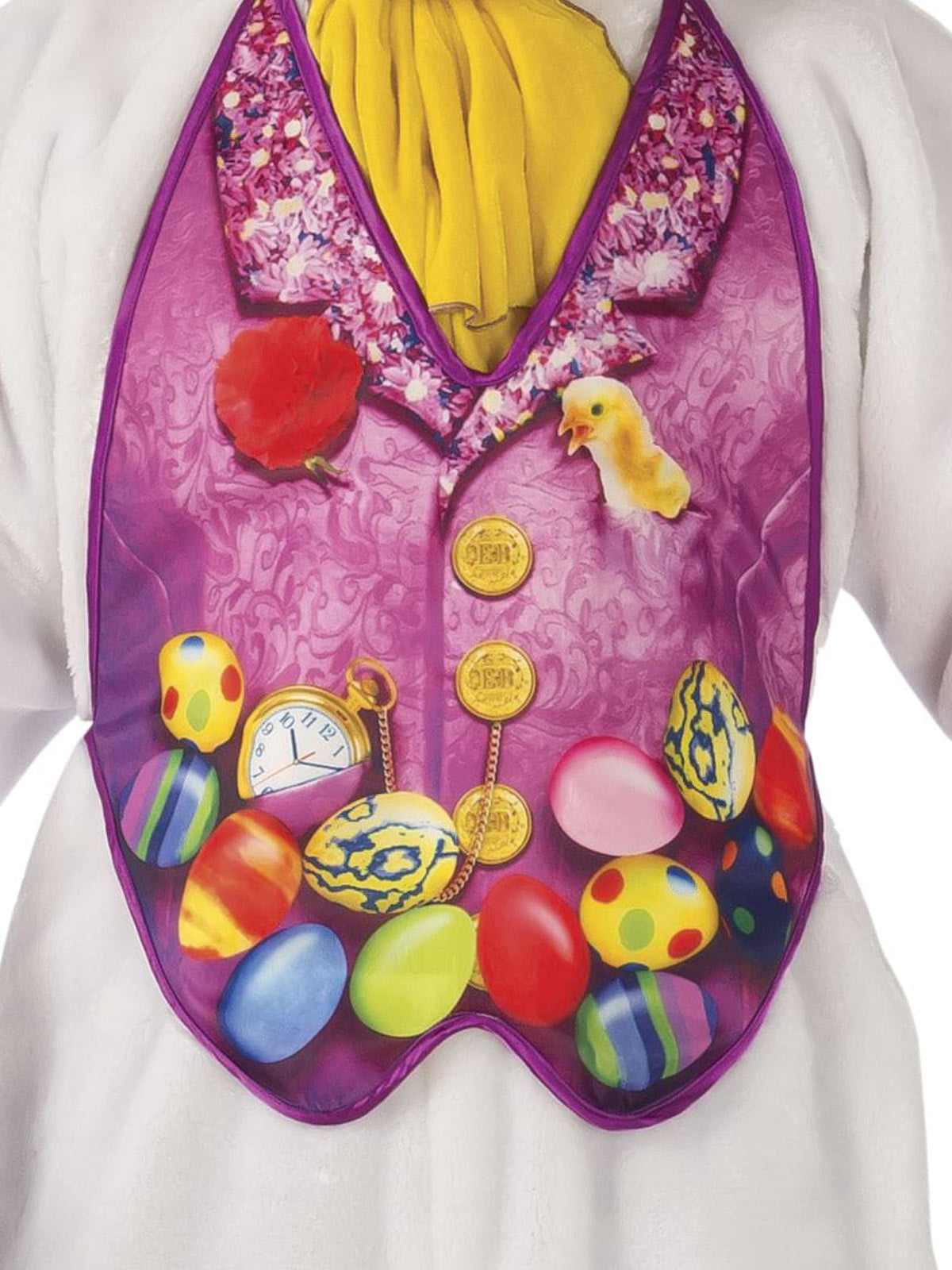 BUNNY MASCOT DELUXE COSTUME, ADULT - STD - Side