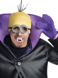 MINION DRACULA COSTUME, ADULT - STD - Back