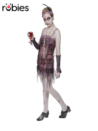 LADY GRAVESTONE DELUXE COSTUME, ADULT - Front