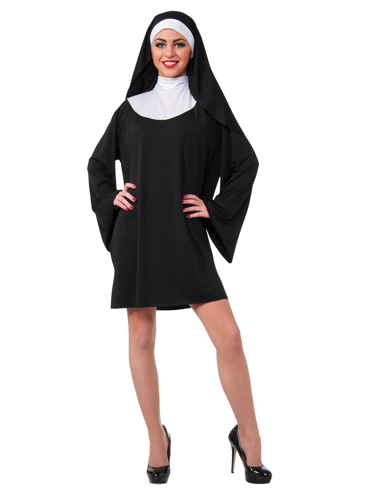NUN CLASSIC COSTUME, ADULT - Back