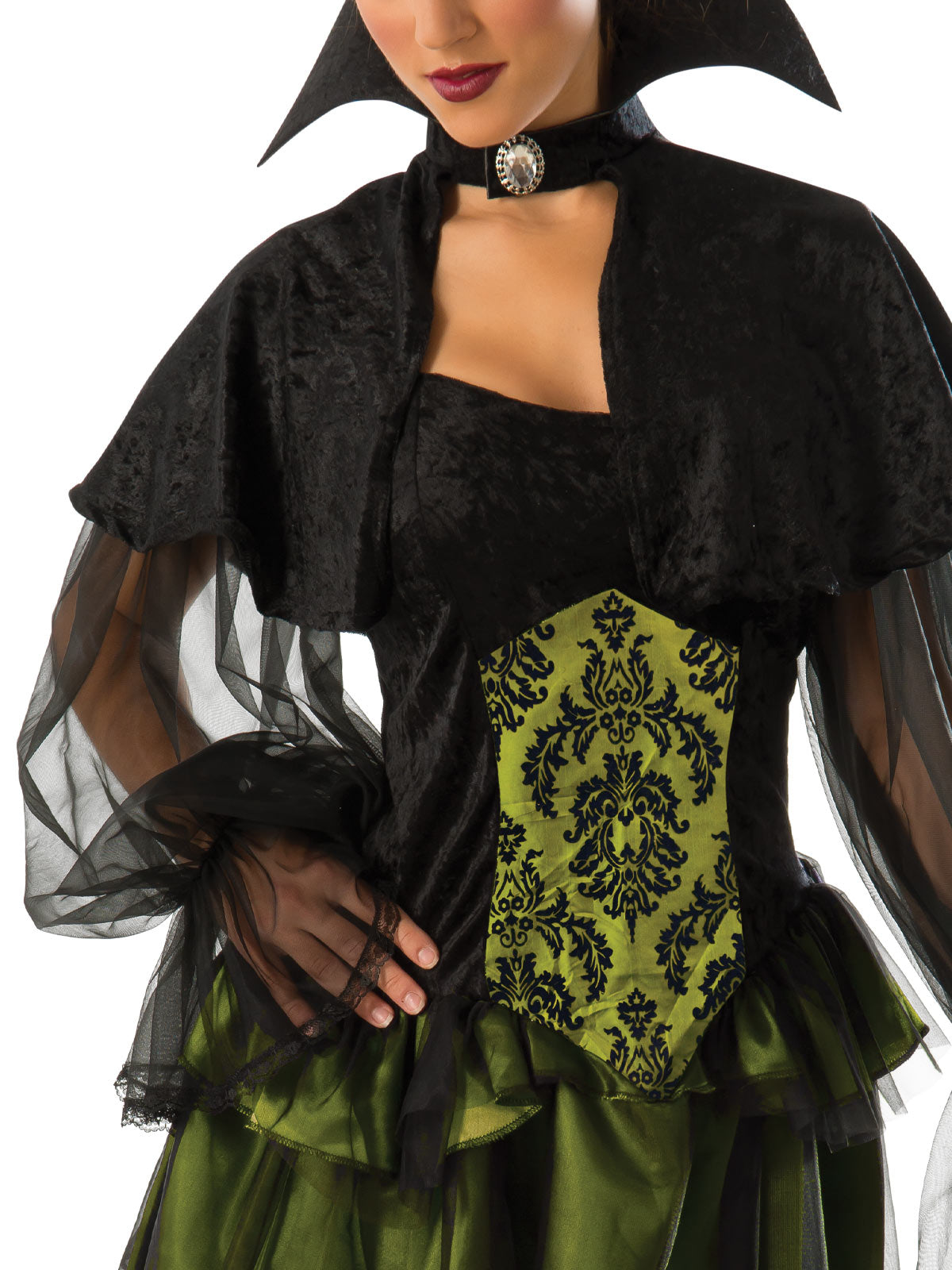ELEGANT VAMPIRESS DELUXE COSTUME, ADULT - Back