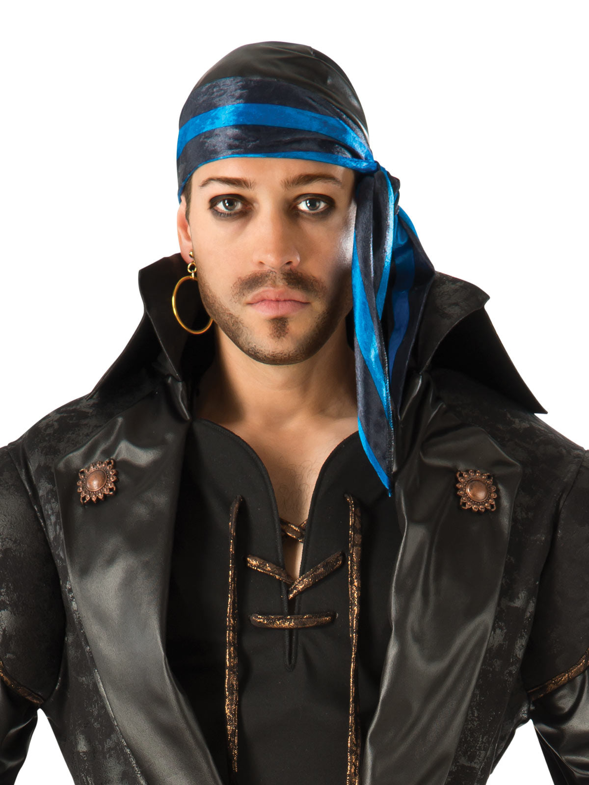 CAPTAIN BLACK HEART PIRATE COSTUME, ADULT - STD - Back