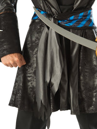 CAPTAIN BLACK HEART PIRATE COSTUME, ADULT - STD - Side